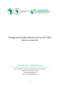 Stratégie de la Facilité Africaine de l’Eau