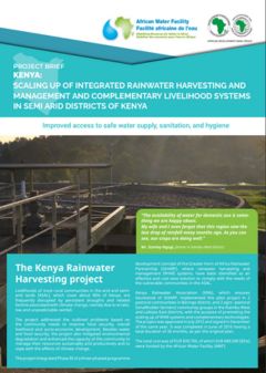 scaling up of integrated rainwater harvesting and  management and complementary livelihood systems  in semi arid districts of kenya