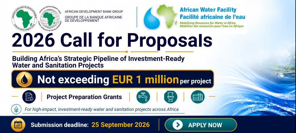 2026 Call for Proposals banner: grants not exceeding EUR 1 million per project