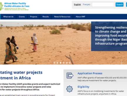 Nouveau site Internet et nouveau look pour la Facilité africaine de l’eau