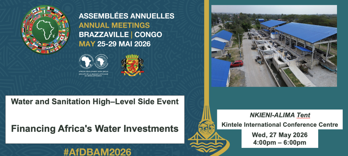 Save the Date for the Financing Africa's Water Investments